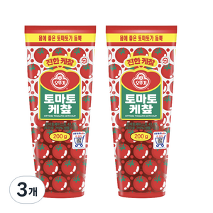 오뚜기 토마토 케찹, 200g, 3개