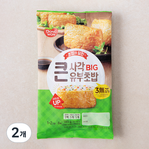 동원 큰사각 유부초밥, 189g, 2개