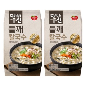 동원 면발의신 들깨칼국수 2인분, 258g, 2개