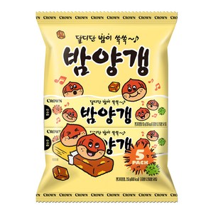 크라운 밤양갱 5p, 250g, 1개