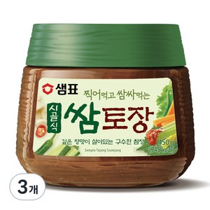 샘표 시골식 쌈토장, 450g, 3개