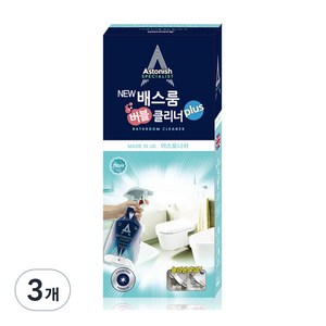 아스토니쉬 NEW 배스룸 버블 클리너 plus, 750ml, 3개