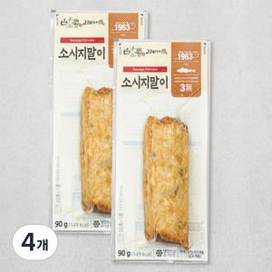 고래사어묵 소시지말이, 90g, 4개