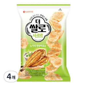 더쌀로 사르르 노가리 청양마요맛, 4개, 50g