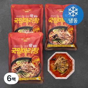 미스타셰프 마라탕 (냉동), 550g, 6팩