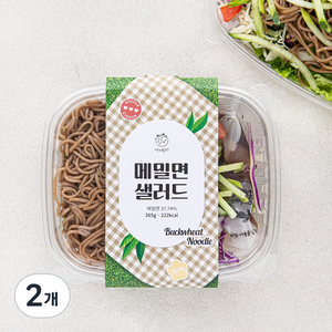 세끼판다 메밀면 샐러드, 265g, 2개