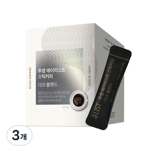 aLIST 스틱커피 다크 블렌드, 1.1g, 30개입, 3개