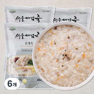 서울마님 삼계죽 (냉장), 300g, 6개