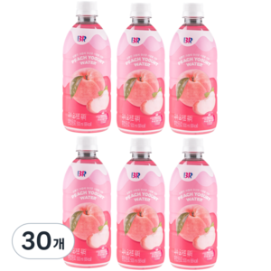 배스킨라빈스 피치 요거트 워터, 500ml, 30개