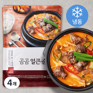 곰곰 얼큰 순대국 (냉동), 700g, 4개