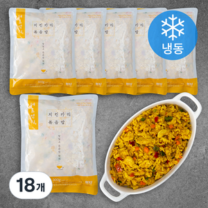 엄지 치킨카레 볶음밥 (냉동), 300g, 18개