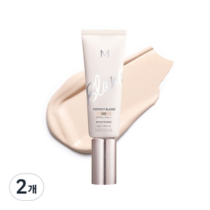 미샤 M 퍼펙트 블랑 비비 SPF50+ PA+++ 40ml, 21호 바닐라, 2개