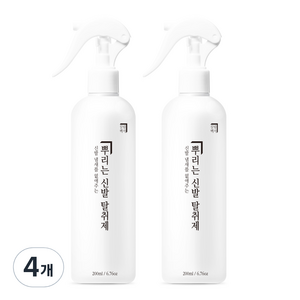 살림백서 뿌리는 신발탈취제 본품, 4개, 200ml