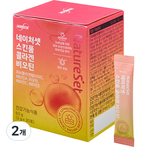 네이처셋 스킨풀 콜라겐 비오틴 30p, 60g, 2개