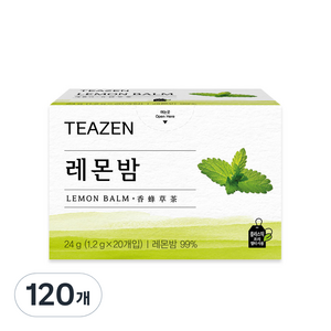 티젠 레몬밤 허브차, 1.2g, 20개입, 6개