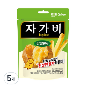 자가비 짭짤한 맛, 50g, 5개