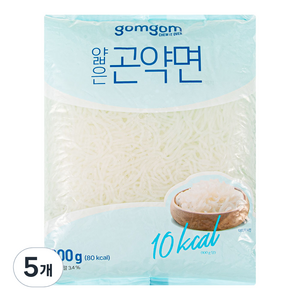 곰곰 얇은 곤약면, 800g, 5개