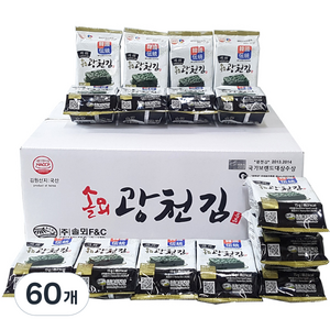 솔뫼광천 재래 식탁김, 15g, 60개