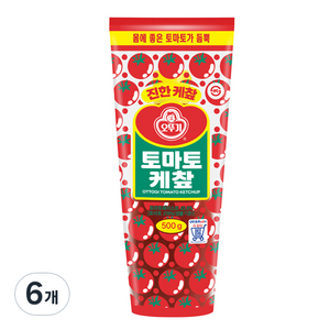 오뚜기 토마토 케찹, 500g, 6개