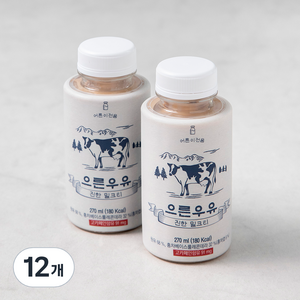 으른우유 진한 밀크티, 270ml, 12개