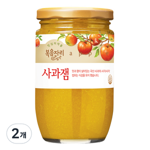 [복음자리] 과일잼(사과잼), 480g, 2개