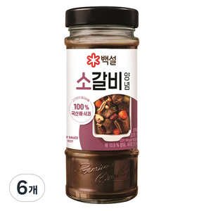 백설 소갈비양념, 500g, 6개