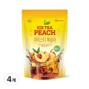 복음자리 복숭아 아이스티 파우더, 1kg, 1개입, 4개