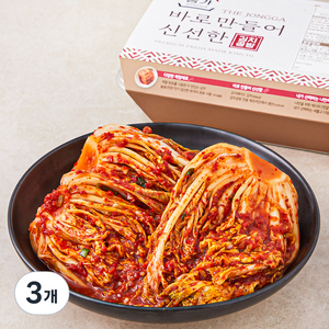 종가 바로 만들어 신선한 통얼갈이, 1kg, 3개