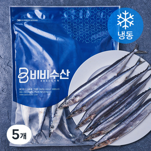 비비수산 원양산 꽁치 (냉동), 1kg, 5개