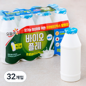 요플레 바이오플레 플레인, 130ml, 32개입