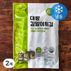 맘으로 대왕김말이튀김 (냉동), 1kg, 2개