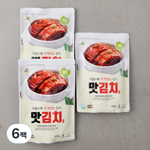 일미 맛김치, 450g, 6개