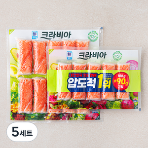 대림선 크라비아 맛살 180g + 90g 세트, 5세트