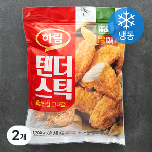 하림 텐더스틱 (냉동), 1.2kg, 2개