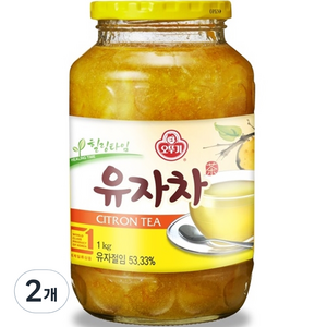 오뚜기 유자차, 1kg, 1개입, 2개