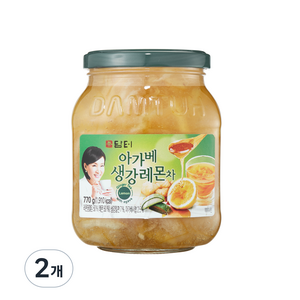 담터 아가베 생강레몬 액상차, 770g, 1개입, 2개