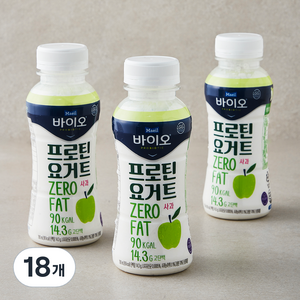 매일바이오 프로틴 요거트 사과, 260ml, 18개