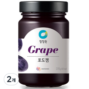 청정원 포도잼, 370g, 2개