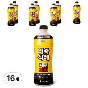 팔도 비락식혜 제로, 1.5L, 16개