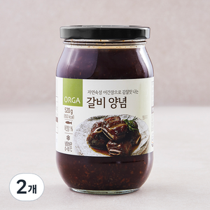 올가 갈비 양념, 520g, 2개