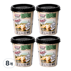 탑볶이 컵 크림맛, 170g, 8개