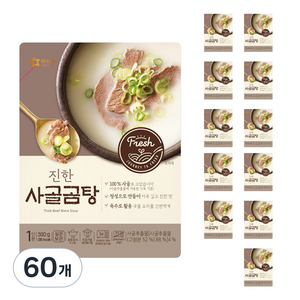 아워홈 진한 사골곰탕, 300g, 60개