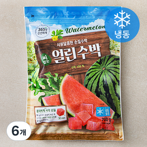 호재준 수박 (냉동), 700g, 6개