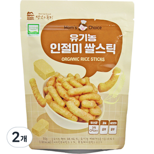 맛있는풍경 유기농 인절미 쌀스틱, 30g, 2개