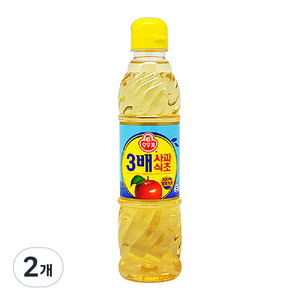 오뚜기 3배 사과식초, 500ml, 2개