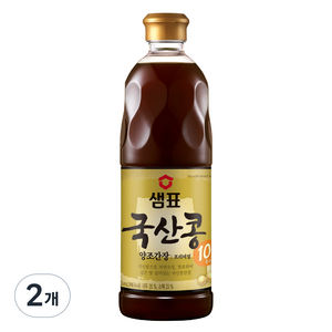 샘표 국산콩 양조간장, 860ml, 2개