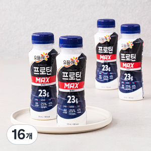 요플레 프로틴 맥스 플레인, 210ml, 16개