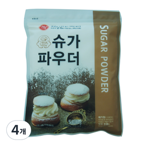 해가원 햇살나래 슈가파우더, 500g, 4개