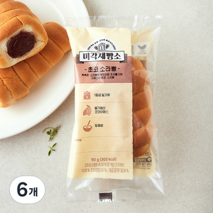 삼립 미각제빵소 초코소라빵, 90g, 6개