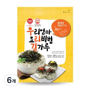 바다모아 우리엄마 요리비법 김가루, 500g, 6개